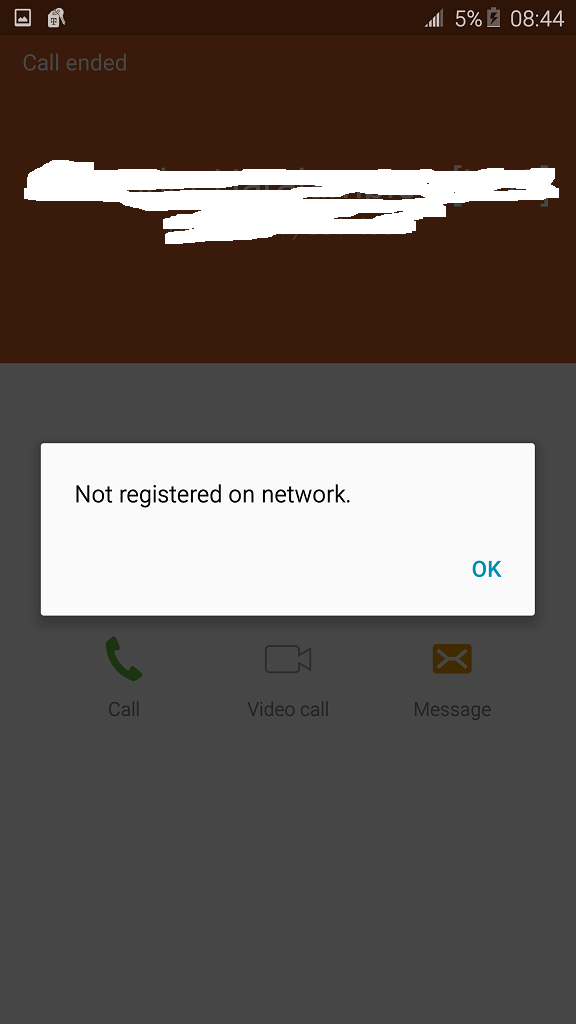 getting quot not registered on network quot in multiple locations t mobile not registered on network